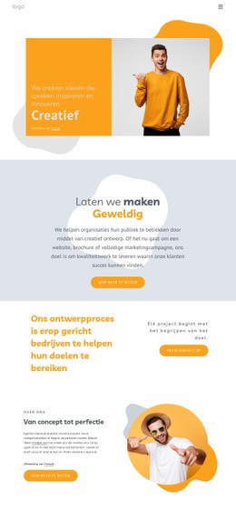 We Maken Gedenkwaardige Websites - HTML Web Page Builder