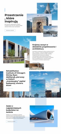 Przestrzenie, Które Inspirują - Strona Docelowa