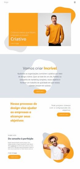 Nós Criamos Sites Memoráveis - HTML Web Page Builder