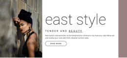 East Style Basic CSS Template