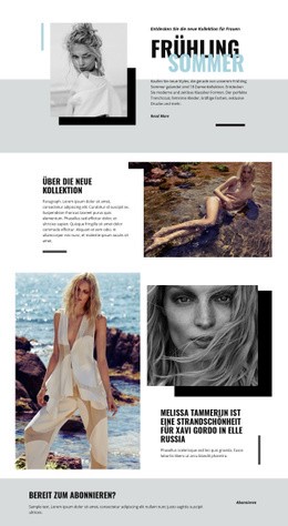 Strandmode - HTML5-Seitenvorlage