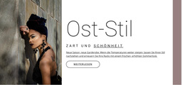 Oststil – WordPress-Vorlage