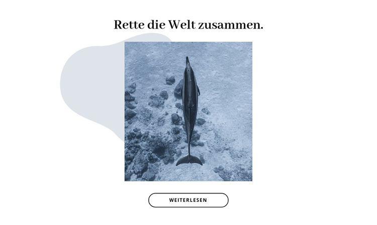 Rette den Ozean zusammen WordPress-Theme