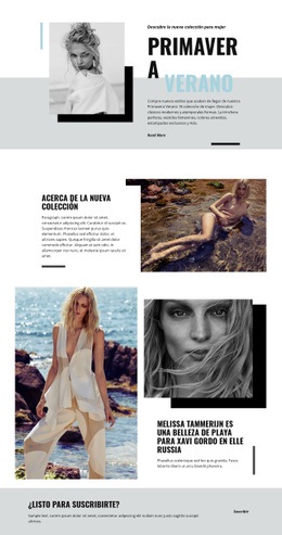 Moda De Playa - Creador De Sitios Web De Descarga Gratuita