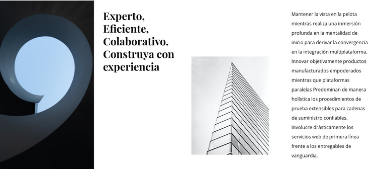 Agencia de construcción de arquitectura Plantilla de sitio web