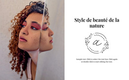 Beauté Afro - Modèle De Page De Destination