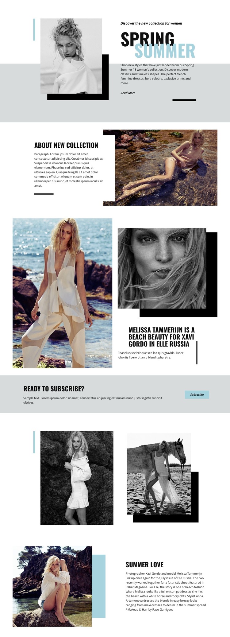 Beach Fashion HTML Template