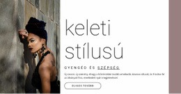 Reszponzív Websablon A Következőhöz: Keleti Stílus