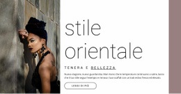 Stile Orientale - Design Del Sito Web Scaricabile Gratuitamente