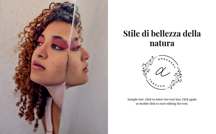 Bellezza afro Progettazione di siti web