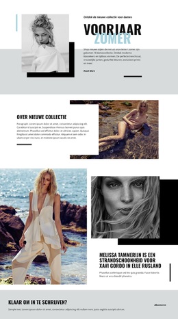 Premium WordPress-Thema Voor Strand Mode