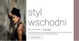 Responsywny Szablon Internetowy Dla Styl Wschodni