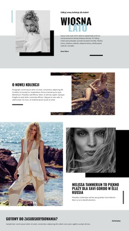 Załaduj HTML Dla Moda Plażowa