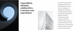 Agência De Construção De Arquitetura - Página De Destino Personalizada