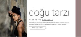 Doğu Tarzı Temel CSS Şablonu