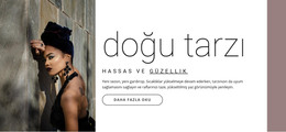 Doğu Tarzı Için Duyarlı HTML