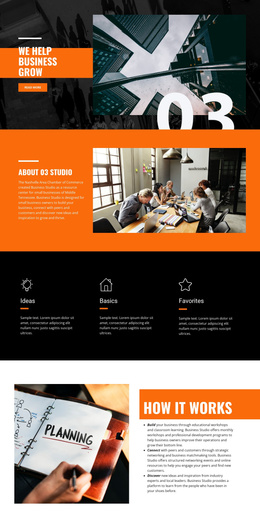 Ready To Use Joomla Template For Business Grow