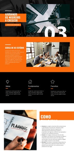 Business Grow - Modelo De Site Para Celular