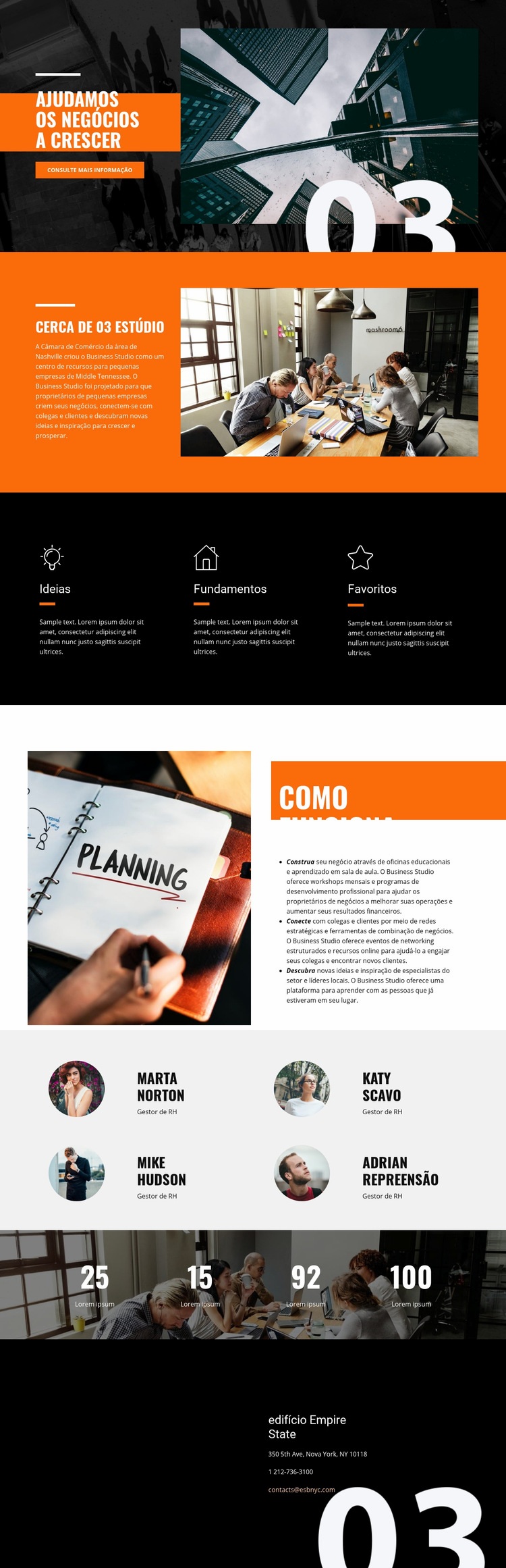 Business Grow Landing Page
