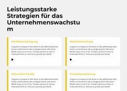 Exklusive HTML5-Vorlage Für Schnelle Wachstumsstrategie