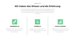 Exklusive HTML5-Vorlage Für Hauptschritte