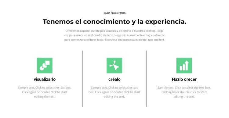 Pasos principales Creador de sitios web HTML