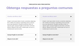 Preguntas En Dos Columnas: Página De Destino Fácil De Usar