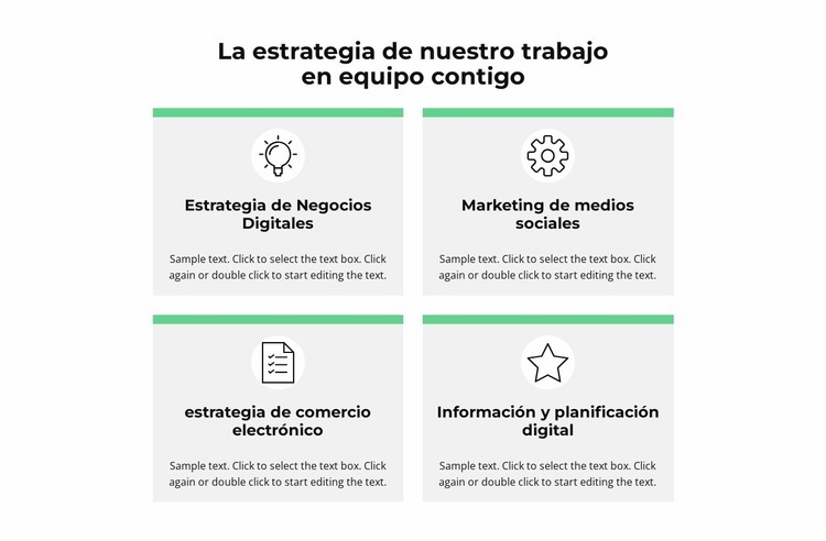 mis servicios Página de destino