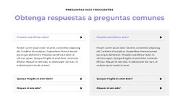 Preguntas En Dos Columnas - Plantilla Creativa Multipropósito