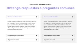 Página Web De Preguntas En Dos Columnas