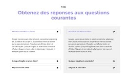 Questions En Deux Colonnes – Modèle Créatif Polyvalent