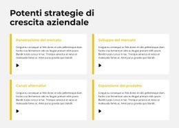 Strategia Di Crescita Rapida - HTML Site Builder