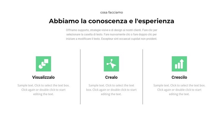 Passi principali Costruttore di siti web HTML