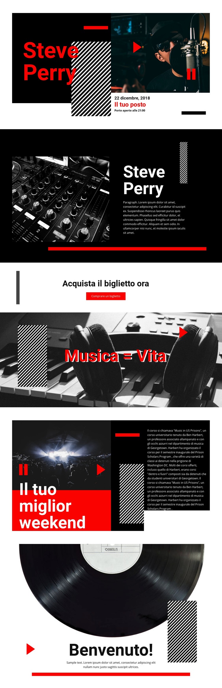 La migliore musica di qualità Progettazione di siti web