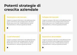 Strategia Di Crescita Rapida - Modello Web HTML