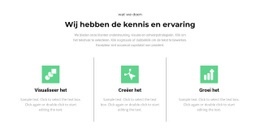 Belangrijkste Stappen - Drag And Drop HTML Builder