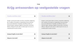 Vragen In Twee Kolommen