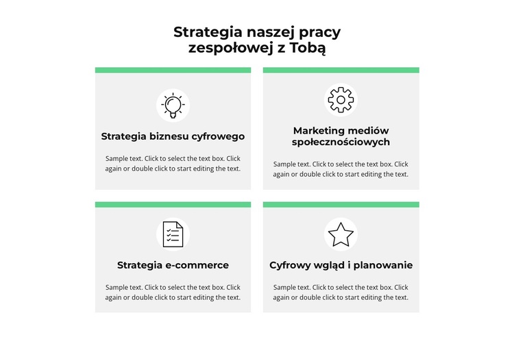 Moje świadczenia usług Motyw WordPress