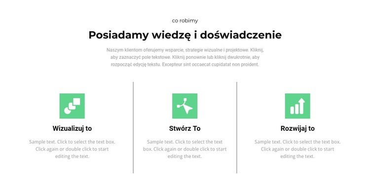 Główne kroki Projekt strony internetowej