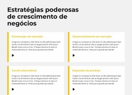 Modelo HTML5 Exclusivo Para Estratégia De Crescimento Rápido