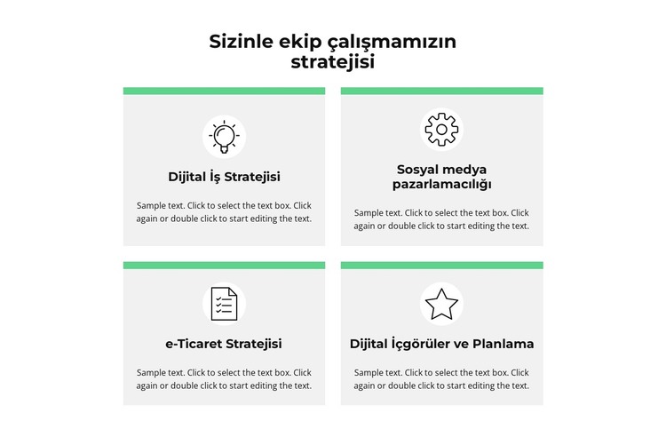 Hizmetlerim HTML Şablonu