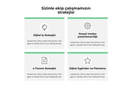 Hizmetlerim - Özelleştirilebilir Şablon