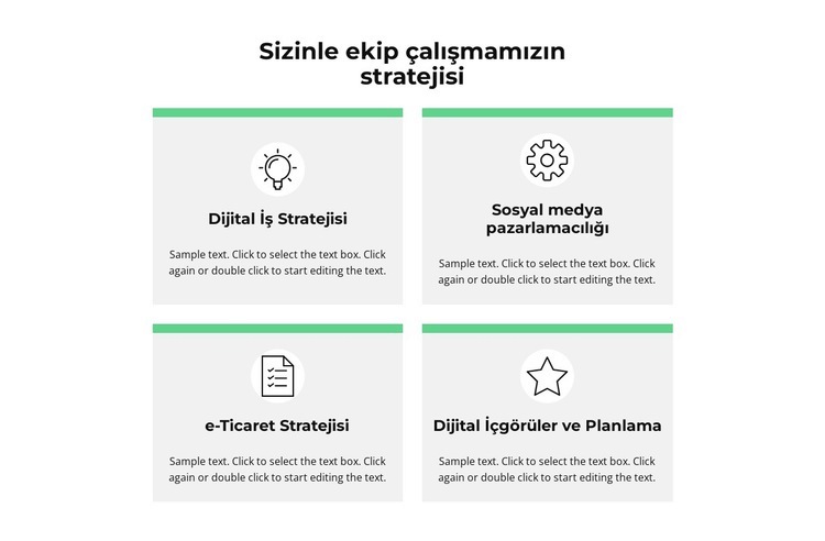 Hizmetlerim Web Sitesi Oluşturucu Şablonları