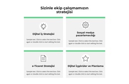 Hizmetlerim - En Iyi Web Sitesi Şablonu Tasarımı