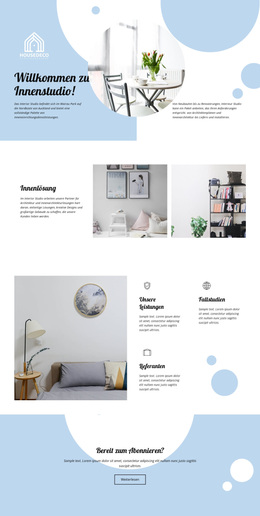 WordPress-Theme Innenstudio Für Jedes Gerät