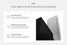 Una Agencia Fundadora - Plantilla Prémium