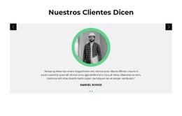 Opiniones Sobre El Cliente Plantilla