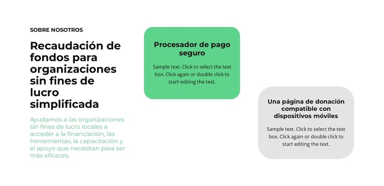 Texto en diferentes formas Plantilla HTML