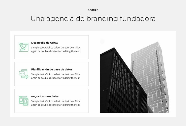 Una agencia fundadora Plantilla HTML5