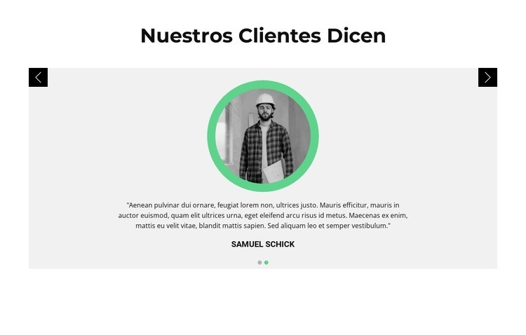 Opiniones sobre el cliente Plantilla HTML5